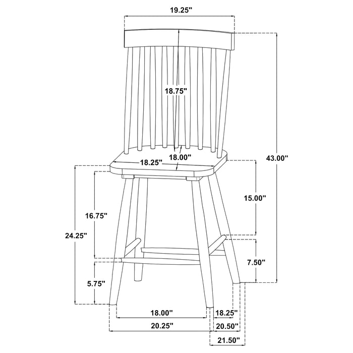 Five Star Furniture - Andrews Counter Height Dining Set