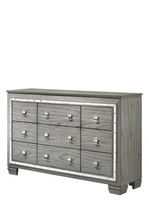 Five Star Furniture - Antares Light Gray Oak Dresser