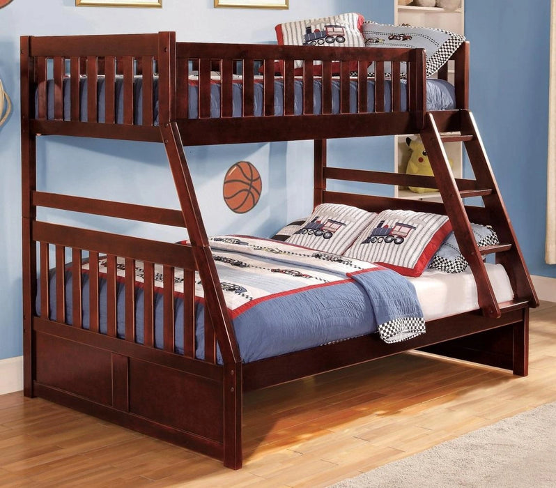 Five Star Furniture - Rowe Twin/Full Bunk Bed in Dark Cherry B2013TFDC-1*