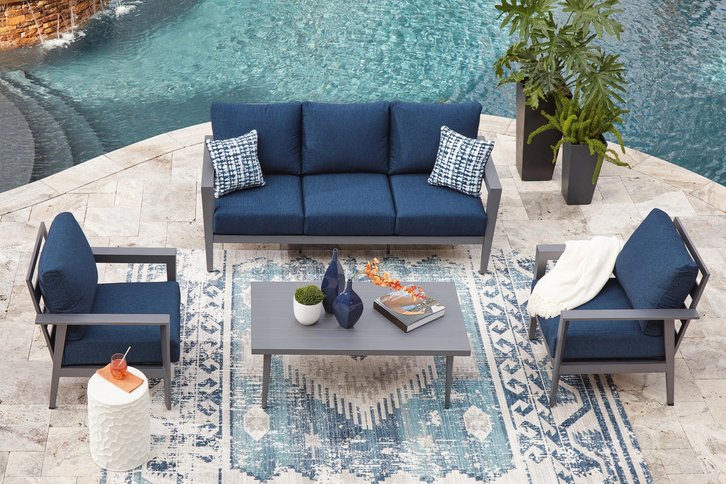 Five Star Furniture - Gali Outdoor Sofa/Chairs/Table Set (Set of 4)