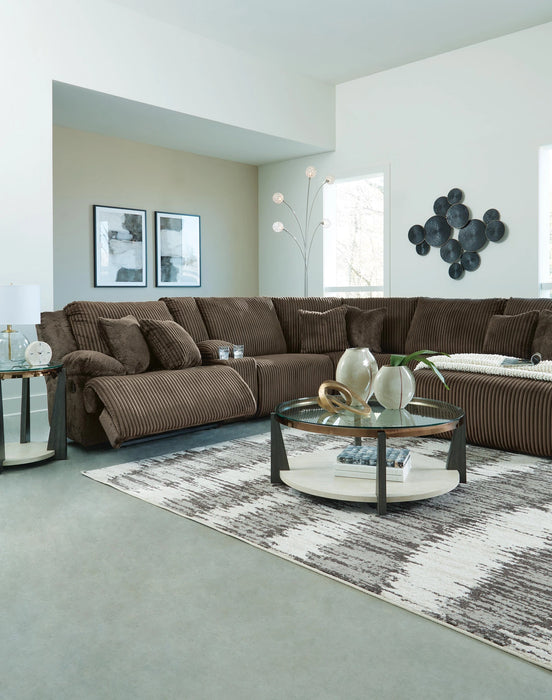 Five Star Furniture - Top Tier Reclining Sofa Chaise Sectional