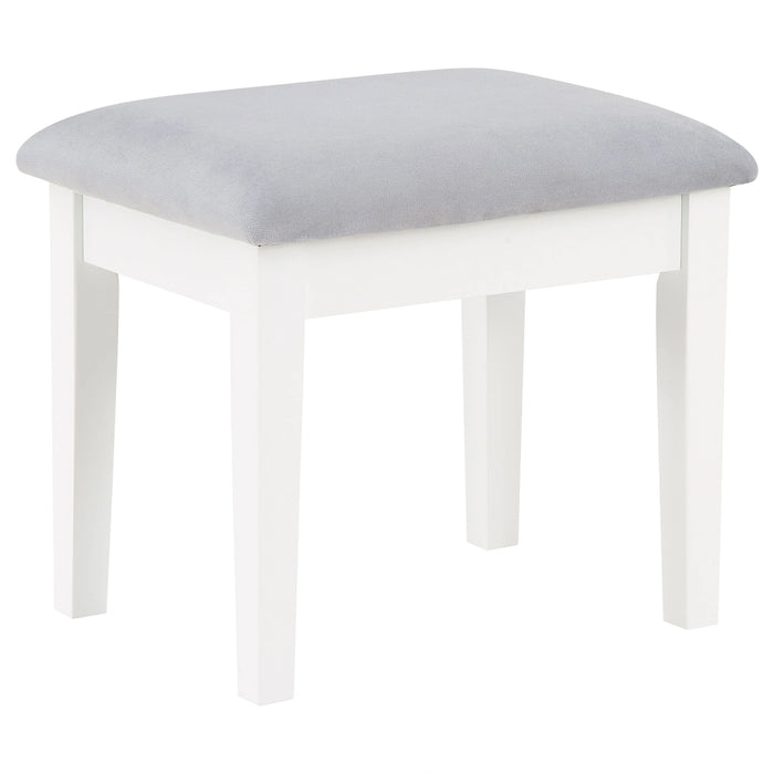 Five Star Furniture - Regina Makeup Vanity Table with LED Mirror and Stool