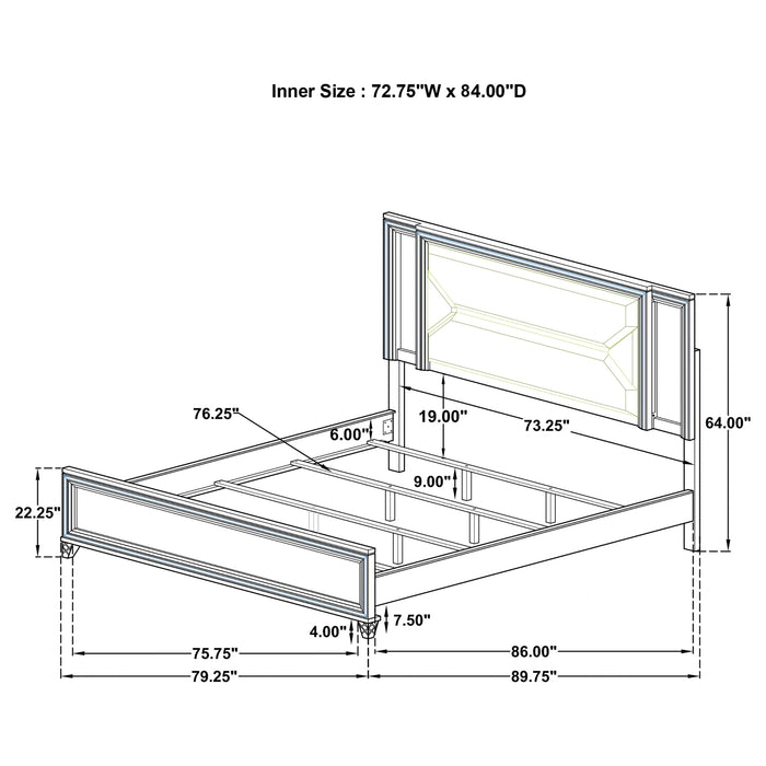 Five Star Furniture - Marmore Bedroom Set