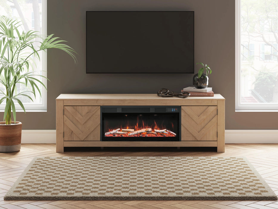 Five Star Furniture - Cayboni 71" TV Stand with Electric Fireplace