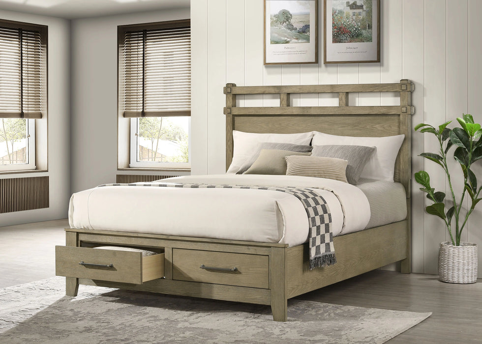 Five Star Furniture - Hazlewood Panel Platform Storage Bed