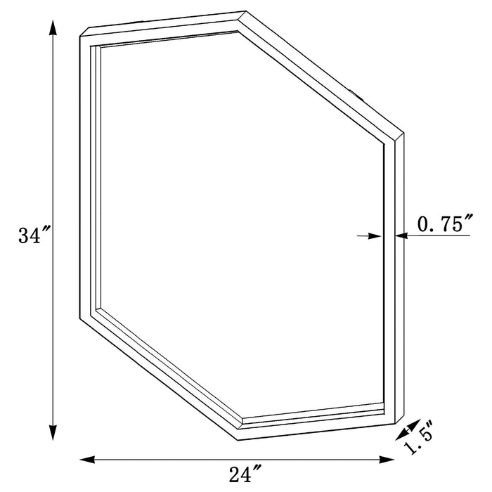 Five Star Furniture - Bledel Wall Mirror
