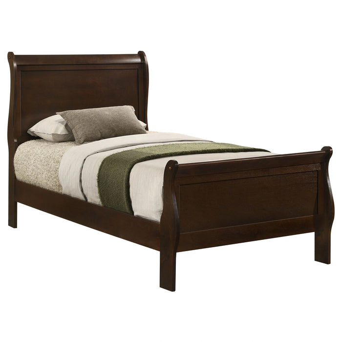 Five Star Furniture - Louis Philippe Sleigh Panel Bed