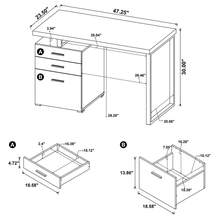 Five Star Furniture - Brennan Computer Desk