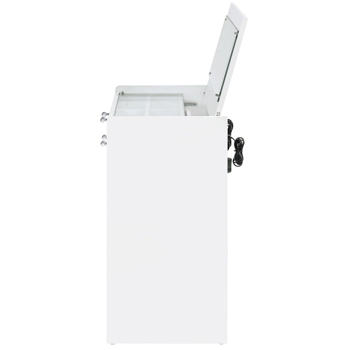 Five Star Furniture - Danbury Makeup Vanity Table with LED Mirror and Stool