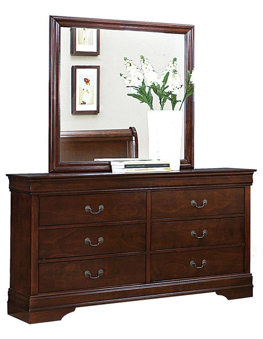 Five Star Furniture - Mayville 6 Drawer Dresser in Brown Cherry 2147-5