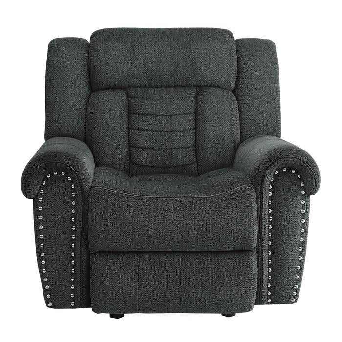 Five Star Furniture - Nutmeg Glider Reclining Chair in Charcoal Gray 9901CC-1