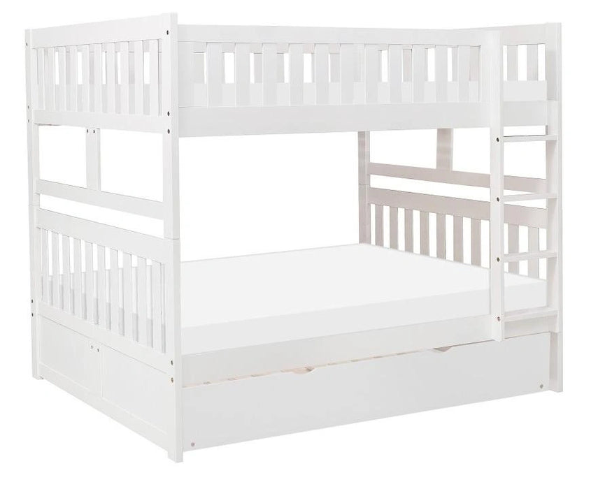 Five Star Furniture - Galen Full/Full Bunk Bed w/ Storage Boxes in White B2053FFW-1*T
