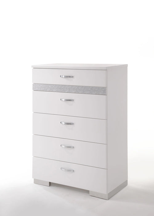 Five Star Furniture - Naima II White High Gloss Chest