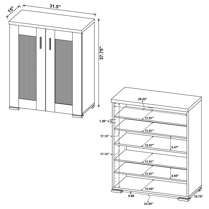 Five Star Furniture - Bristol Shoe Cabinet