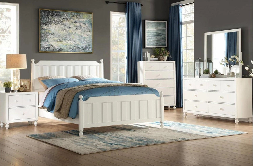 Five Star Furniture - Wellsummer 6 Drawer Dresser in White 1803W-5