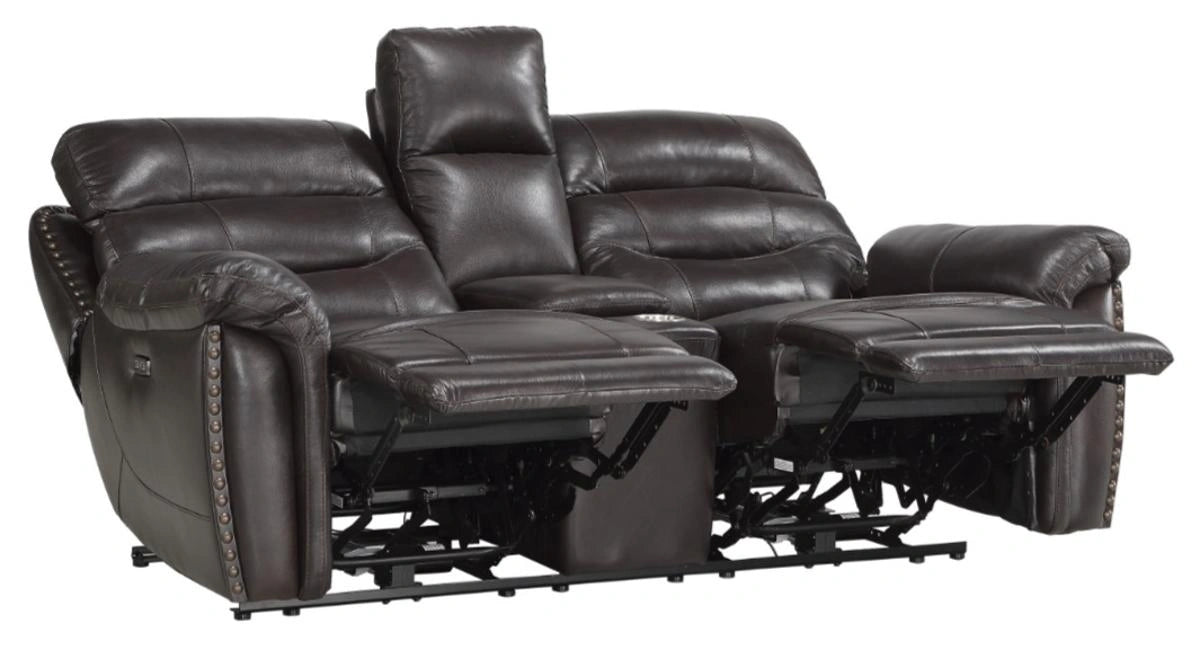 Five Star Furniture - Lance Power Double Reclining Loveseat with Power Headrests in Brown 9527BRW-2PWH