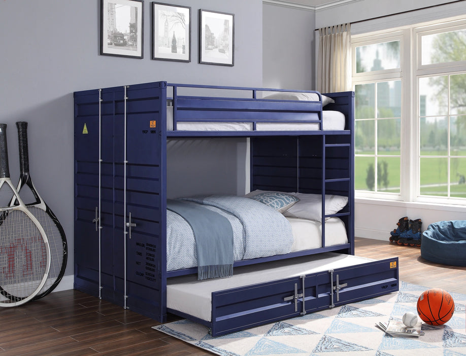 Five Star Furniture - Cargo Blue Bunk Bed (Full/Full)