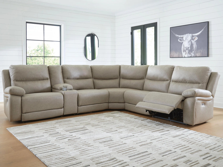 Five Star Furniture - Narwhal Place Reclining Sectional with Storage Console