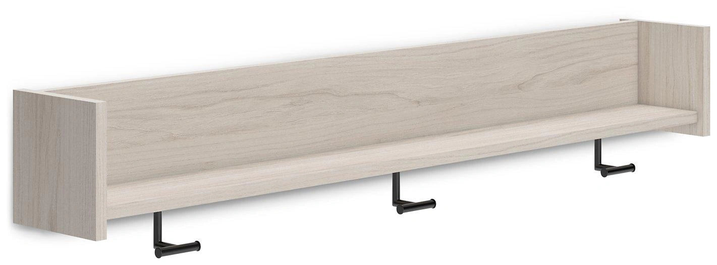 Five Star Furniture - Socalle Wall Mounted Coat Rack with Shelf image