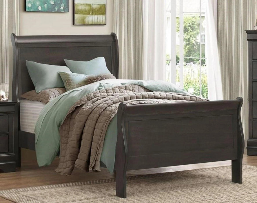 Five Star Furniture - Mayville Twin Sleigh Bed in Gray 2147TSG-1