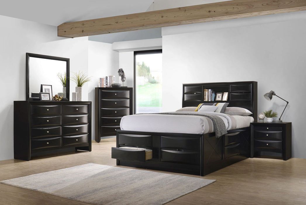 Five Star Furniture - Briana Bookcase Platform Storage Bed