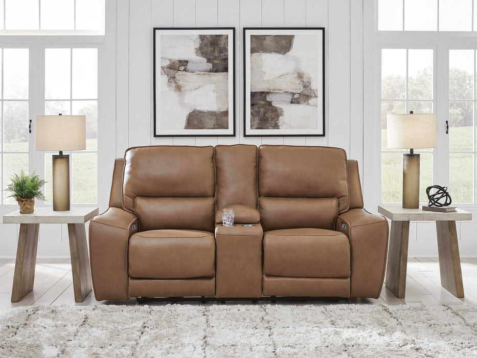 Five Star Furniture - DeepWakes Power Reclining Loveseat with Console