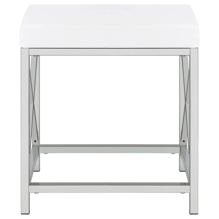 Five Star Furniture - Eliza Makeup Vanity Table with LED Mirror and Stool