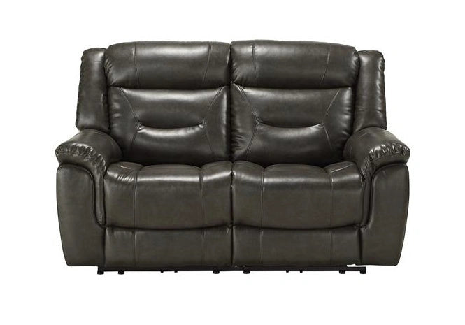 Five Star Furniture - Acme Imogen Power Motion Loveseat in Gray Leather-Aire 54806