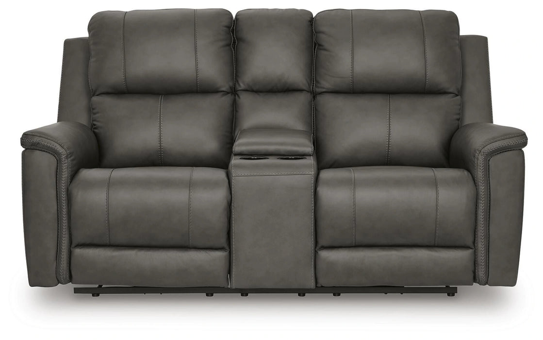 Five Star Furniture - Bleckley Power Reclining Loveseat with Console