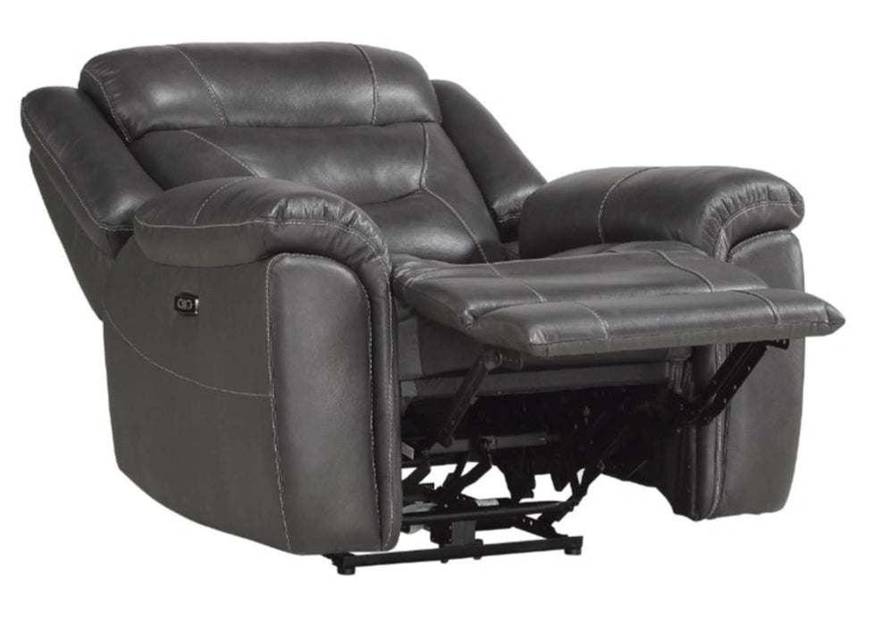 Five Star Furniture - Danio Power Double Reclining Chair with Power Headrests in Dark Gray 9528DGY-1PWH