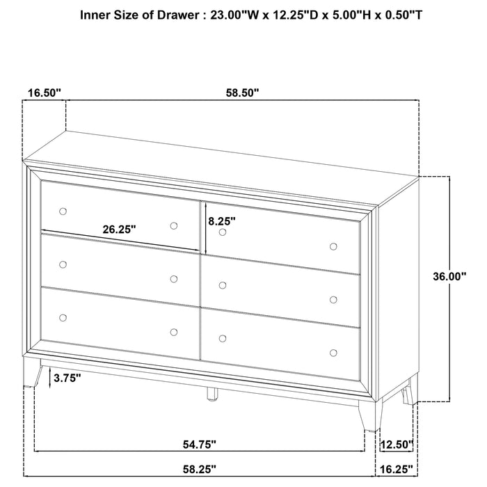 Five Star Furniture - Welsley Dresser