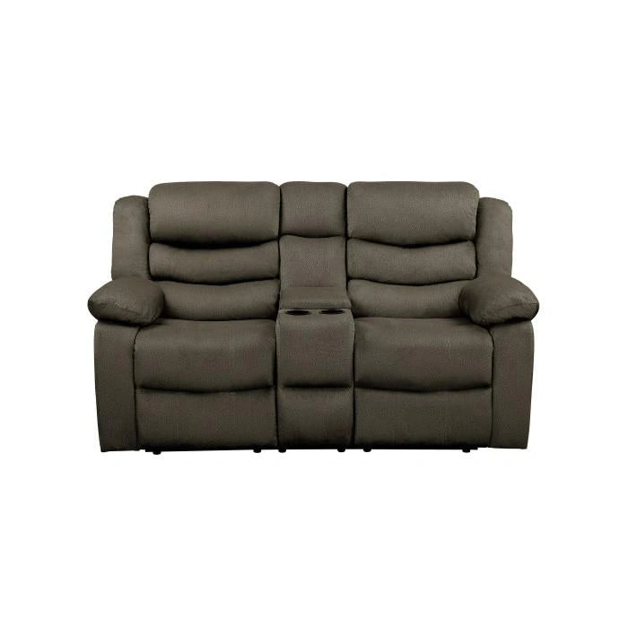 Five Star Furniture - Discus Double Reclining Loveseat in Brown 9526BR-2