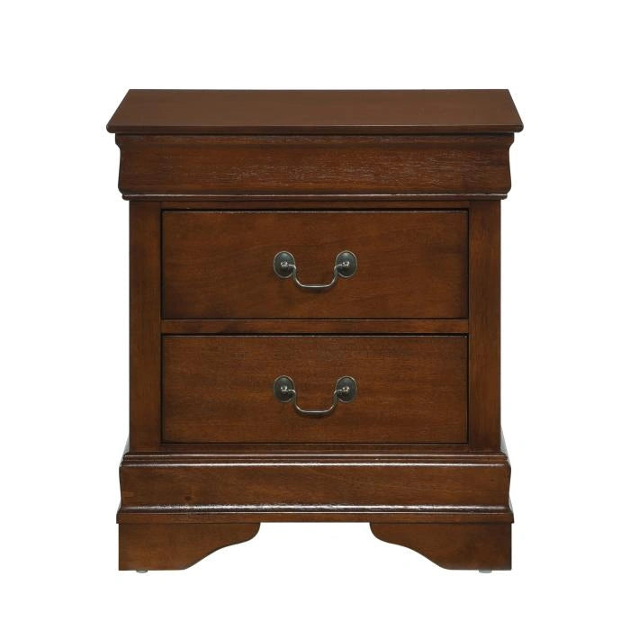 Five Star Furniture - Mayville 2 Drawer Nightstand in Brown Cherry 2147-4