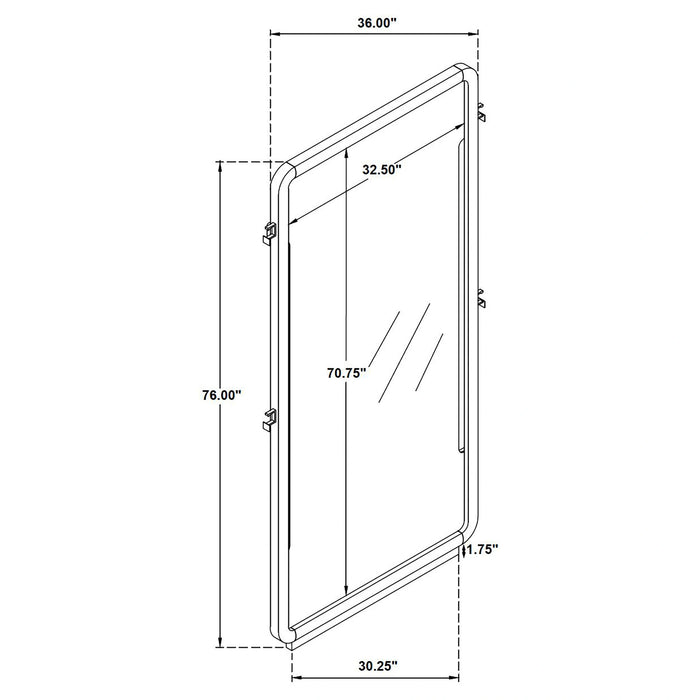 Five Star Furniture - Leandro Floor Mirror