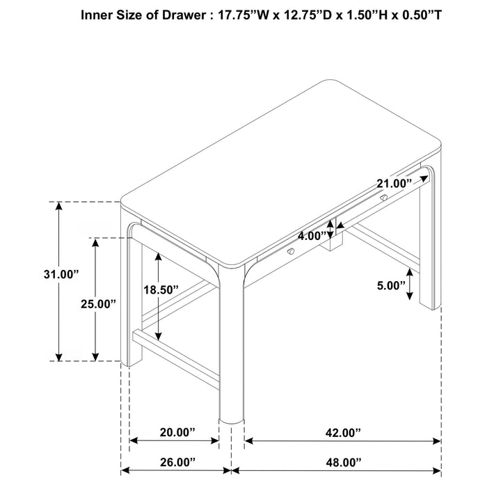 Five Star Furniture - Solano Makeup Vanity Table