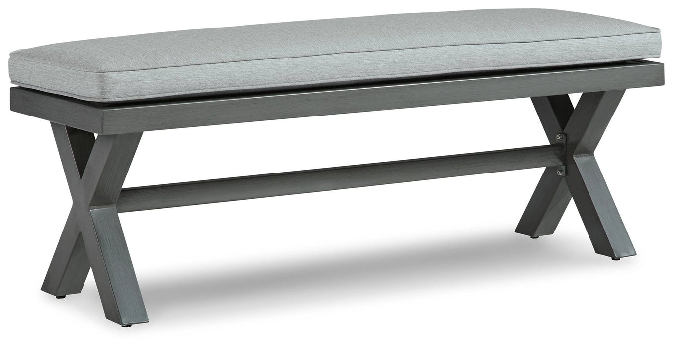 Five Star Furniture - Elite Park Outdoor Bench with Cushion