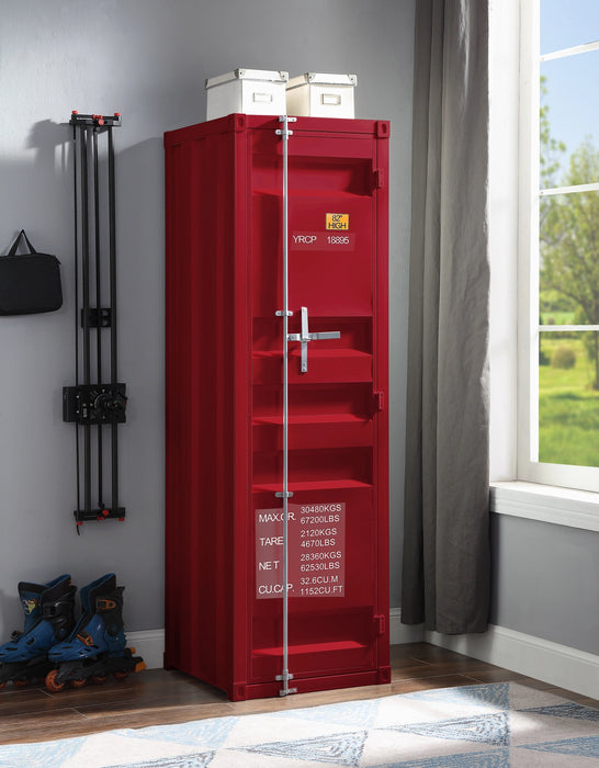 Five Star Furniture - Cargo Red Wardrobe (Single Door)