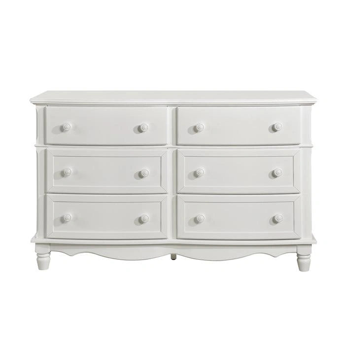 Five Star Furniture - Clementine 6 Drawer Dresser in White B1799-5