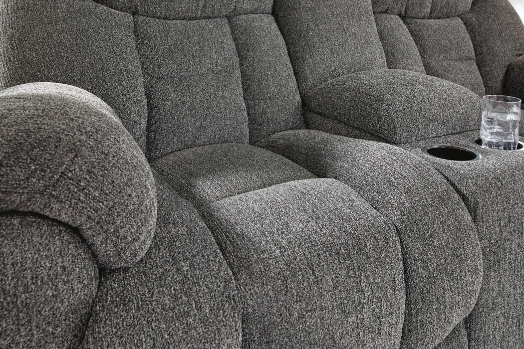 Five Star Furniture - Foreside Reclining Loveseat with Console