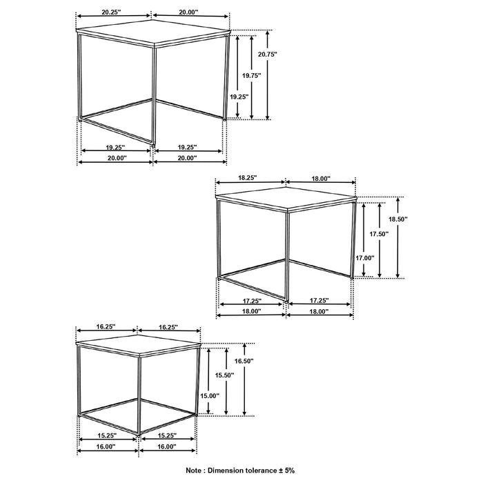 Five Star Furniture - Belcourt Nesting Table Set