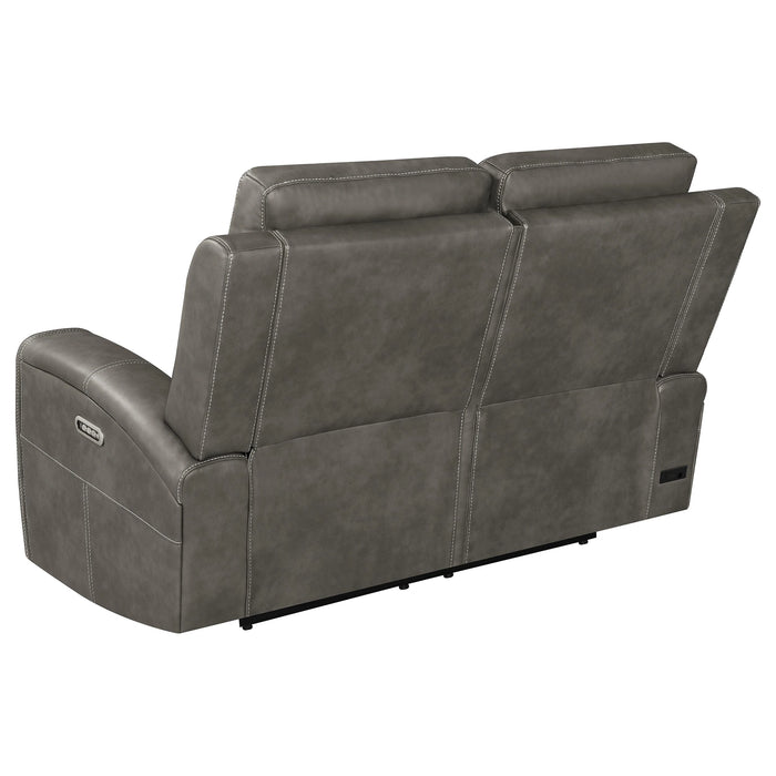 Five Star Furniture - Brickston Triple Power Reclining Sofa Set