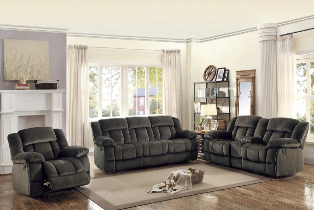 Five Star Furniture - Laurelton Double Glider Reclining Loveseat w/ Center Console in Chocolate 9636-2