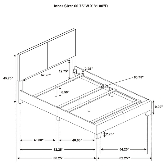Five Star Furniture - Dorian Panel Bed