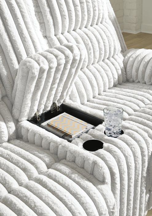 Five Star Furniture - Rhines Falls Power Reclining Loveseat with Console