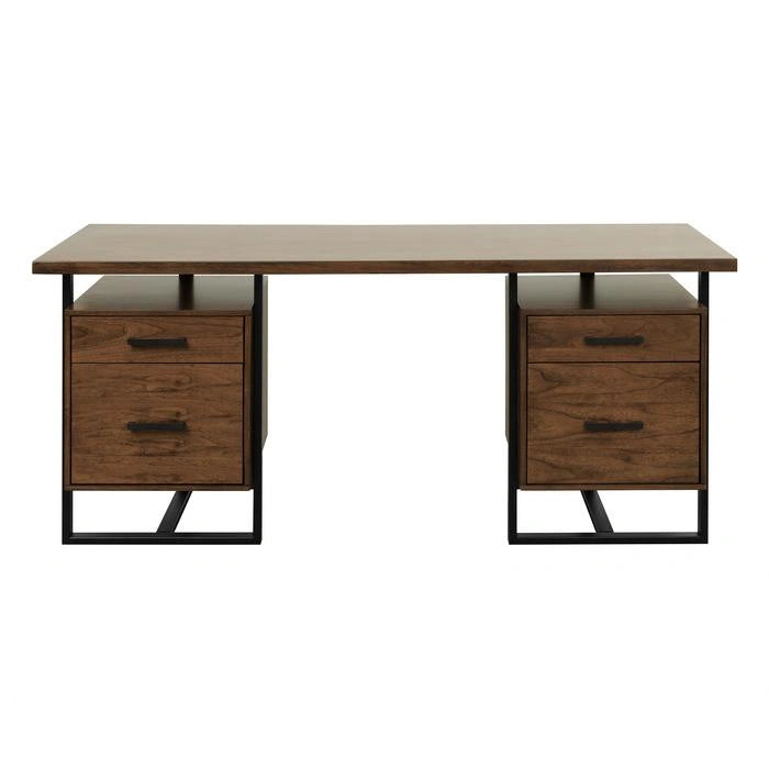 Five Star Furniture - Sedley Writing Desk with Two Cabinets in Walnut 5415RF-15*