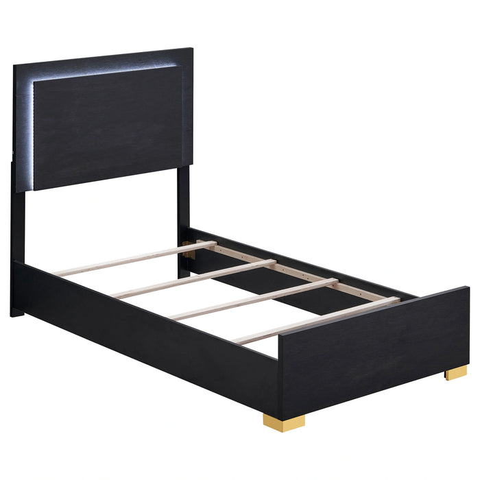Five Star Furniture - Marceline Panel Bed with LED Lighting