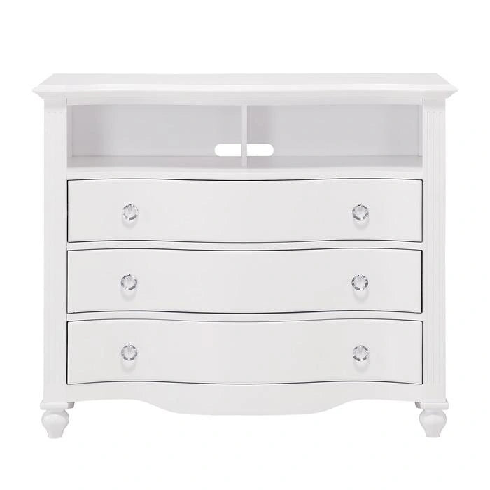 Five Star Furniture - Meghan 3 Drawer Media Chest in White 2058WH-11