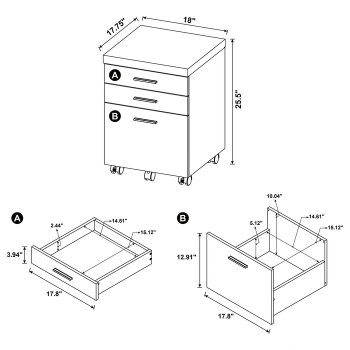 Five Star Furniture - Skylar Desk Set