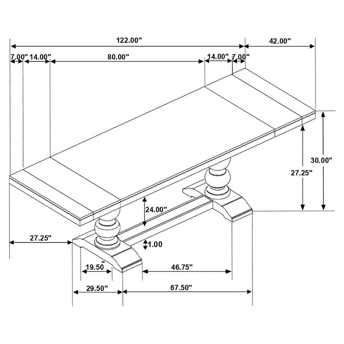 Five Star Furniture - Phelps Extension Dining Table