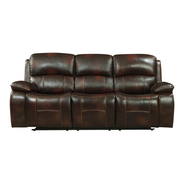 Five Star Furniture - Mahala Double Reclining Sofa in Brown 8200BRW-3